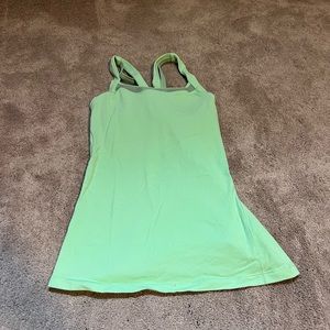 Lululemon tennis tank top barley worn
